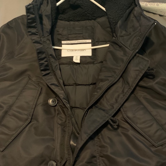 Calvin Klein Parka Winter Coat Water Resistant - Picture 2 of 6